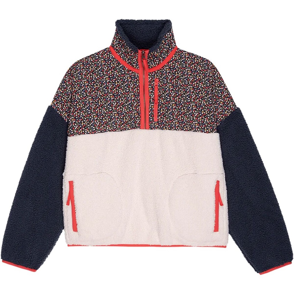 The Great Outdoors Plush Colorblock Terrain 1/2-Zip Jacket - Women's - Large